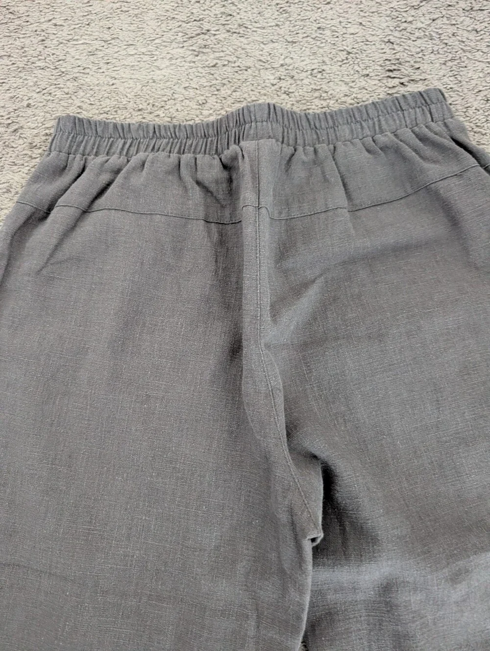 Grey Linen Pants Size M
